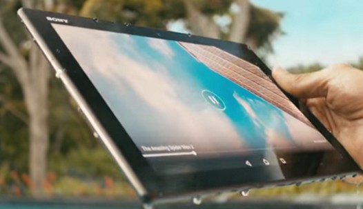 Sony Xperia Z4 Tablet после длительного периода затишья стал героем нового рекламного ролика (Видео)