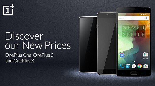 Цена смартфонов OnePlus One, OnePlus 2 и OnePlus X заметно снижена
