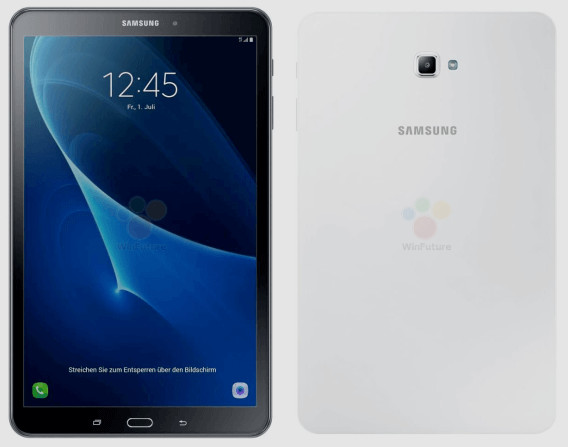 Samsung Galaxy Tab A 10.1 (2016) изображения планшета появились в Сети