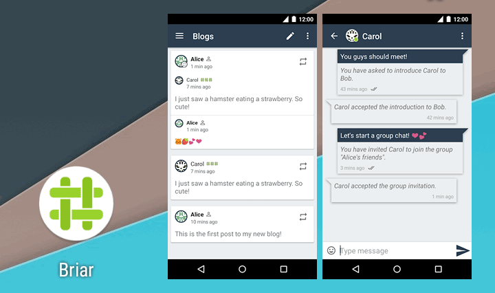 Приложения для мобильных. Briar предлагает безопасный обмен P2P сообщениями в любое время и в любом месте