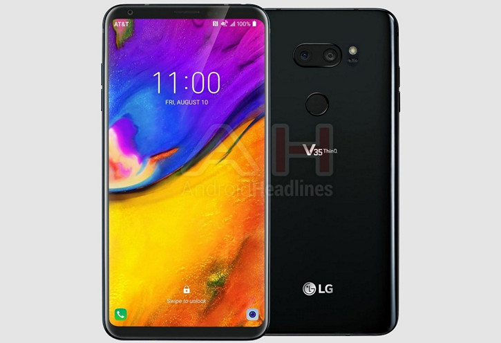 LG V35 ThinQ. Так будет выглядеть следующий флагман корейского производителя