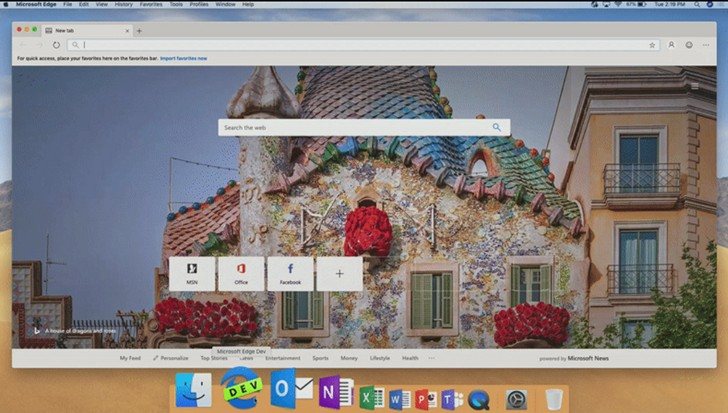 Microsoft Edge. MacOS версия браузера готовится к выпуску
