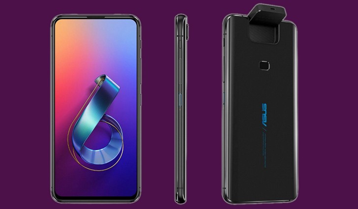 Asus Zenfone 6 официально: дисплей без вырезов и отверстий, откидывающаяся 48-Мп камера и мощная начинка