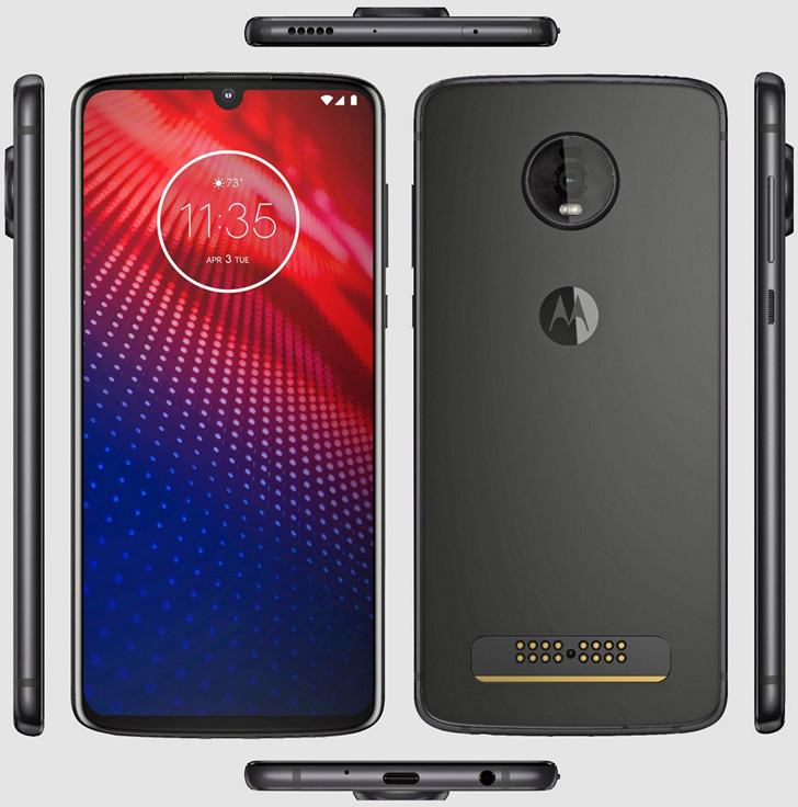 Moto Z4. Так будет выглядеть будущий смартфон Motorola с одиночной камерой