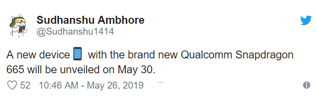 Первый смартфон на базе нового процессора Qualcomm Snapdragon 665 представят 30 мая 