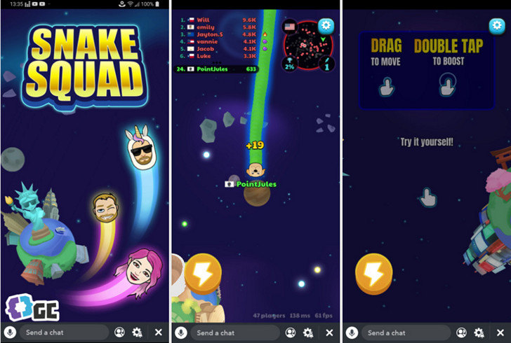 Snapchat. В мессенджере появилось три новых игры серии Snap Games