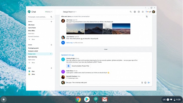 Google Chat. Настольная версия приложения присоединилась к числу прогрессивных веб-приложений