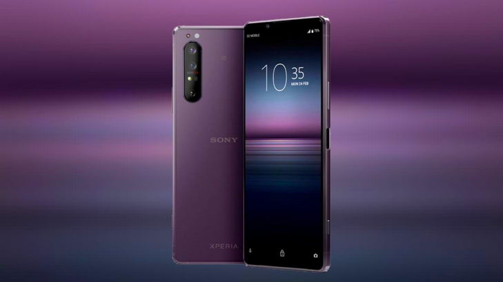 Скачать фирменные обои со смартфона Sony Xperia 1 II