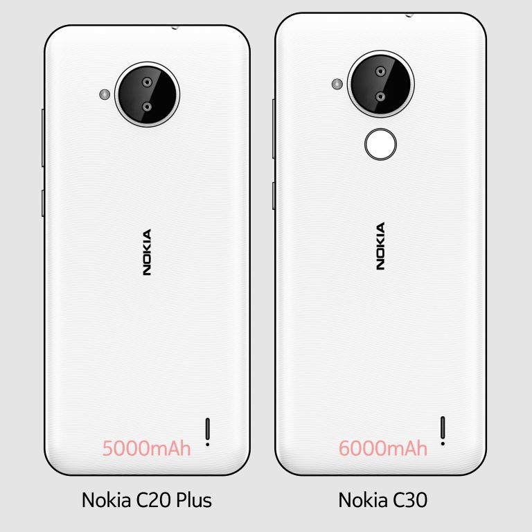 Nokia C30 и Nokia C20 Plus оснащенные мощными батареями готовятся к выпуску