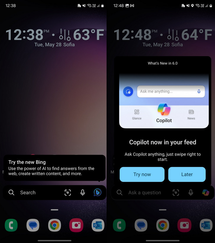 Microsoft Launcher теперь с искусственным интеллектом Copilot!