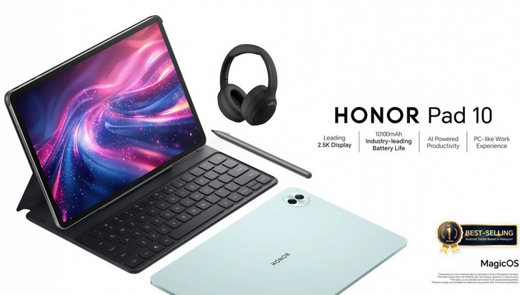 Honor Pad 10: новый планшет с большим экраном и мощной батареей