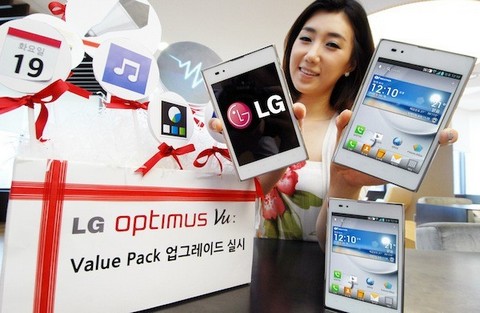 Андроид планшет LG Optimus Vu