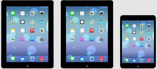 Как выглядит iOS 7 на iPad