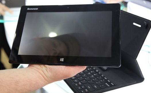 Windows 8 планшет Lenovo MIIX с десятидюймовым экраном и процессором Intel Clover Trail