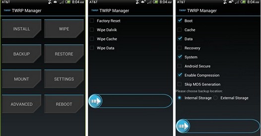 Программы для Android. TWRP Manager