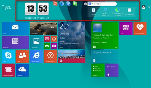 Программы для планшетов. Start Screen Unlimited добавит полезные виджеты на экран «Пуск» вашего Windows 8 устройства