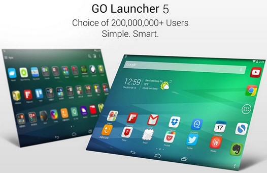 Программы для Android. Лончер GO Launcher обновился до версии 5. Новый 3D движок, обновленный интерфейс и ускорение работы приложения