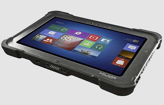Защищенный планшет Xplore Bobcat работающий под управлением Windows 8.1 имеет толщину корпуса 21 мм и вес четь более килограмма