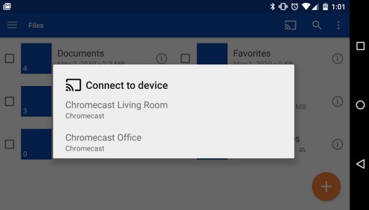 Microsoft  OneDrive v3.2 для Android получил возможность трансляции фото и видео на Chromecast прямо из облака