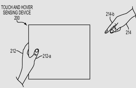 Apple работает над экранами, которые смогут распознавать  бесконтактные жесты в трех измерениях?