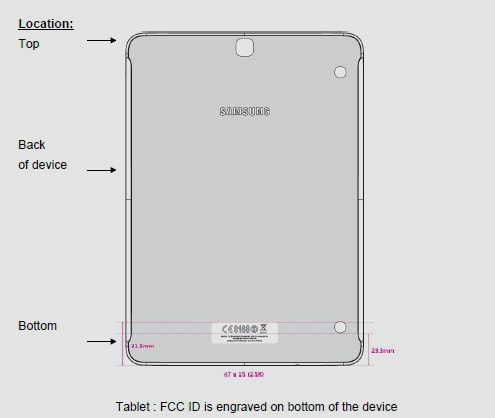 Samsung Galaxy Tab S2 9.7 LTE прошел сертификацию в комиссии FCC
