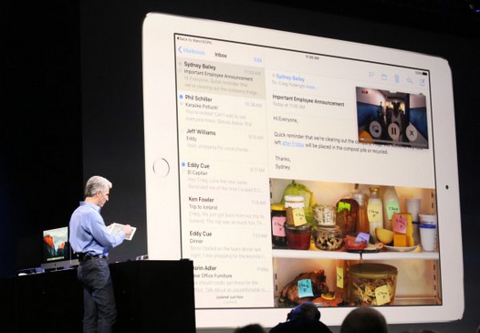 Apple iPad вместе с iOS 9 получит возможность запуска нескольких приложений на разделенном экране   