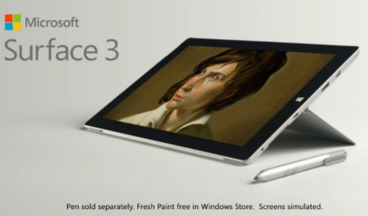 Microsoft Surface 3 в очередной рекламе (Видео)