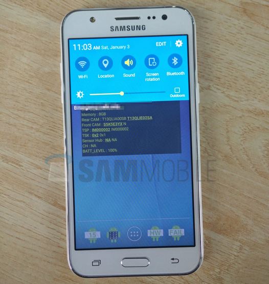 Samsung Galaxy J5 засветился на фото