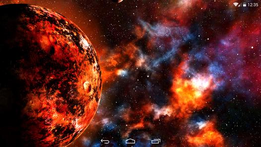 Программы для Android. Space Aura 3D – трехмерные живые обои в космическом стиле