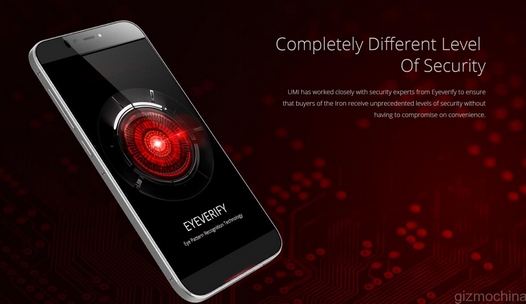 UMI Iron. Новый Android смартфон со сканером радужной оболочки глаза на подходе
