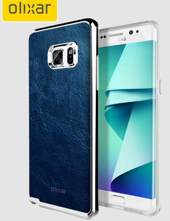 Samsung Galaxy Note7 засветился на пресс-изображениях в чехлах от Olixar