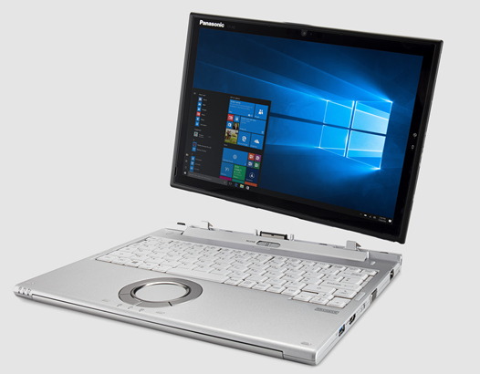 Компания Panasonic, славящаяся своими защищенными планшетами, ноутбуками и смартфонами, предназначенными для работы в сложных погодных и производственных условиях официально объявила о пополнении ассортимента этих устройств очередной новинкой.  На этот раз в ассортименте продукции компании появился 12-дюймовый защищенный Windows планшет-трансформер Toughbook CF-XZ6 со съемной док-клавиатурой, позволяющей использовать это устройство также и в качестве ноутбука.  Однако, если зачастую устройства подобного класса используются на стройплощадках, буровых платформах, складах и пр., то нынешняя новинка от Panasonic предназначено скорее для «белых воротничков»: топ-менеджеров любых отраслей, бизнес-консультантов, мерчендайзеров, аудиторов, государственных служащих высокого уровня, а также - профессионалов, которые нуждаются не просто в мощном, и в статусном ноутбуке для использования в офисе, лабораториях, и командировках.  Toughbook CF-XZ6 сочетает в себе компактность и легкость планшета вместе с удобством в использовании ноутбука. Это устройство в комплекте с клавиатурой весит чуть больше килограмма: 1180 граммов (вес одного планшет 640 г.), и при этом оно свободно может выдержать падение с высоты до 76 см.  Основные технические характеристики Toughbook CF-XZ6 включают в себя 12-дюймовый сенсорный multi-touch (до 10 точек) дисплей с соотношением сторон 3:2 и разрешением 2160 x 1440 пикселей, процессор Intel Core i5-7300U vPro 7-го поколения, 8 ГБ оперативной памяти и 256 ГБ встроенной памяти на жестком диске  Помимо этого гибрид ноутбука и планшета от Panasonic получил набор из LAN, HDMI, USB 3.1 (Gen 1) USB Type C и USB 3.0 портов, беспроводные WLAN Intel Wireless-AC 8265 с опцией 4G LTE и Bluetooth v4.1 модули, 8-Мп основную камеру и фронтальную веб-камеру с разрешением Full HD.  Благодаря наличию у новинки сканера отпечатков пальцев и поддержки Windows Hello, данные пользователя нового Toughbook будут надежно защищены.  Емкости аккумуляторной батареи, которой оснащен планшет, а также - емкости дополнительной батареи, встроенной в клавиатуру достаточно для обеспечения новому трансформеру Panasonic до 14 часов автономной работы. 