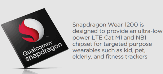Qualcomm Snapdragon Wear 1200. Новый процессор для умных часов и IoT устройств с поддержкой LTECat M1 и Cat NB1 официально представлен
