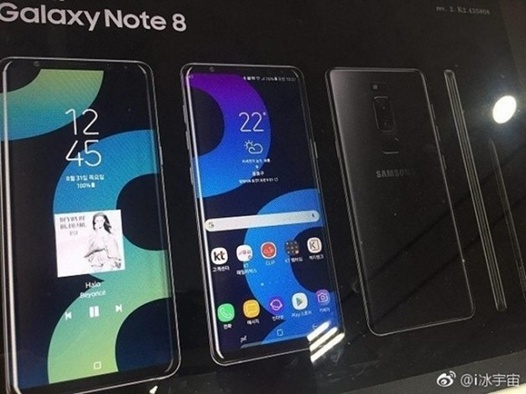 Samsung Galaxy Note 8. Новый корейский флагман засветился на рекламном постере компании