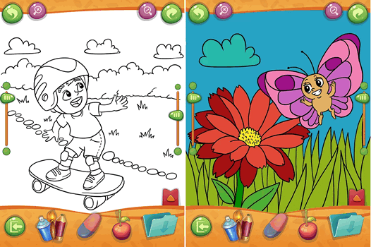 Новые игры для мобильных. Coloring Book for Creative Kids — книжка раскраска с огромным количеством картинок на вашем смартфоне или планшете