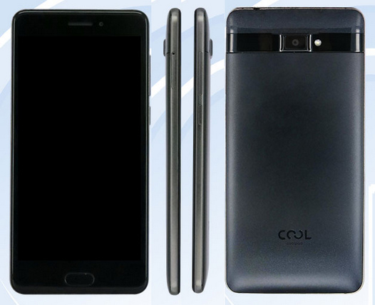LeEco Cool CVC-A0. Новый смартфон средней ценовой категории с необычным дизайном задней панели засветился на сайте TENAA