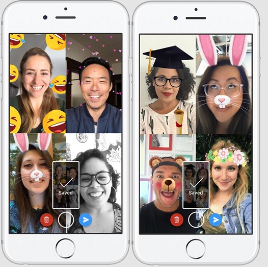 Facebook Messenger получил новые фильтры, реакции и маски для видеочатов