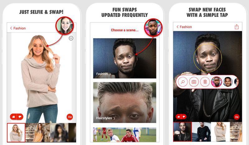 Новые приложения для Android. Face Swap - добавь свое лицо или лица ваших друзей и знакомых на фото любого персонажа 