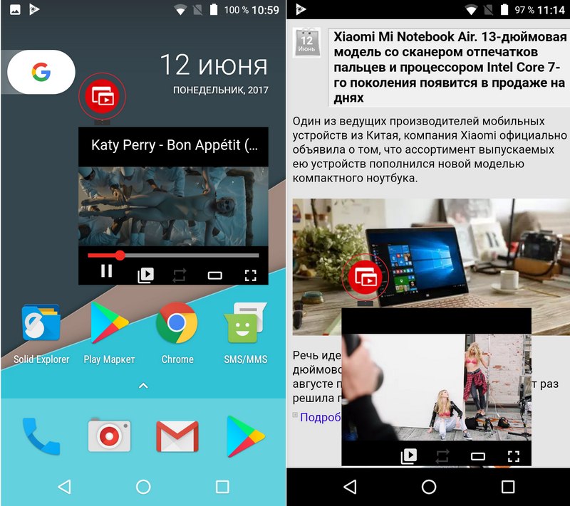 Новые приложения для Android. Float Tube - просмотр Youtube видео в отдельном, плавающем окне на устройствах с Android 5.0 и выше
