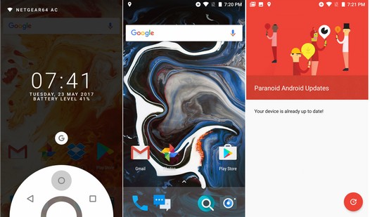 Paranoid Android на базе Android 7.1.2 