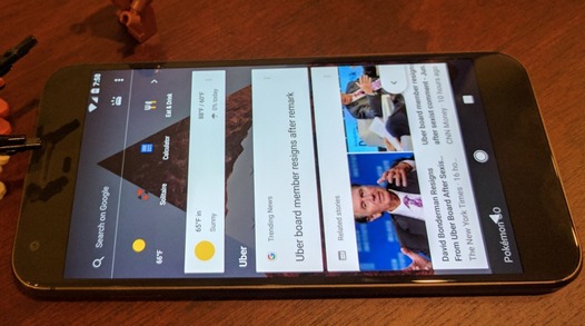  Панель Google Now на Android устройствах в будущем может стать прозрачной