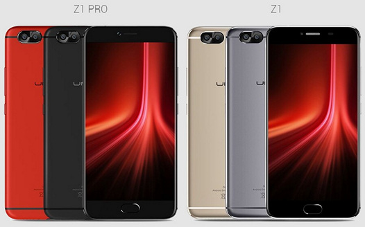 UMIDIGI Z1 и UMIDIGI Z1 Pro. Технические характеристики смартфонов с мощными батареями в тонком корпусе объявлены официально