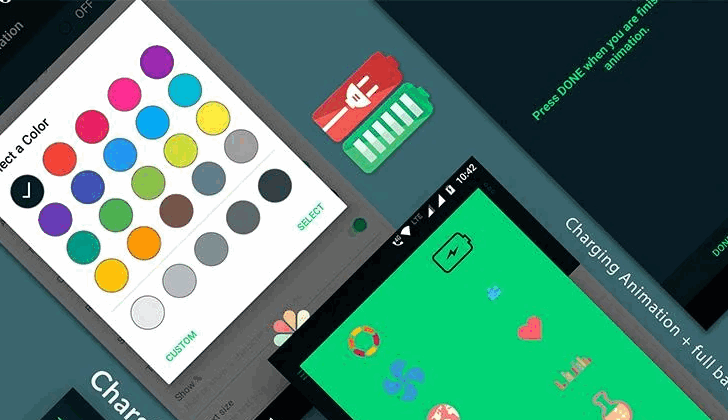 Приложения для Android. Battery Charging Animation + full battery alarm: Анимация процесса зарядки и сигнализация при её окончании или достижении определенного уровня