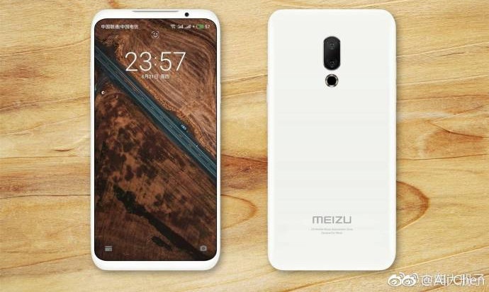 Meizu 16 с бескрайним дисплеем и сдвоенной основной камерой на свежем фото