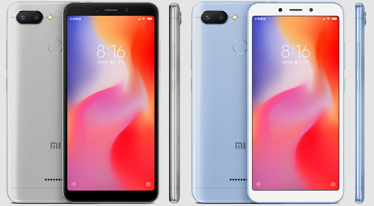 Xiaomi Redmi 6 и Redmi 6A. Два недорогих смартфона с вытянутыми в длину экранами.