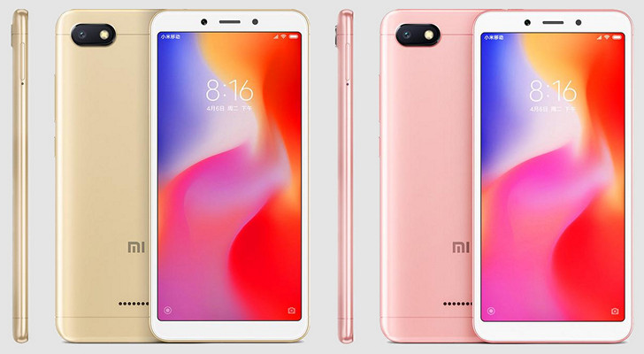 Xiaomi Redmi 6 и Redmi 6A. Два недорогих смартфона с вытянутыми в длину экранами.