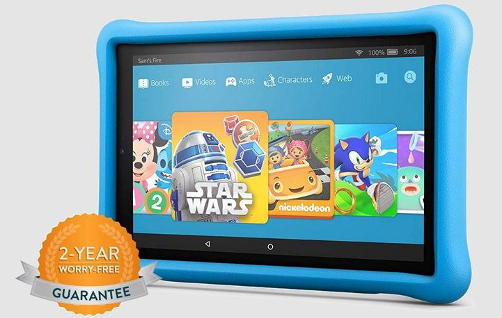 Amazon Fire HD 10 Kids Edition.