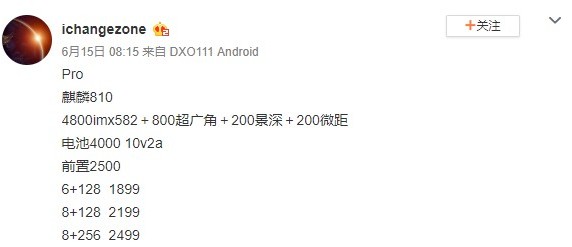 Купить Honor 9X Pro с новейшим процессором Kirin 810 на борту можно будет за $274 и выше