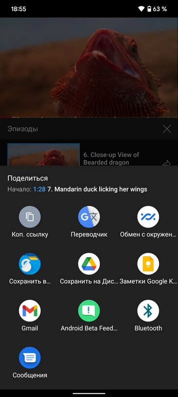 Возможность быстро поделиться ссылкой на фрагмент видео появилась в YouTube для Android