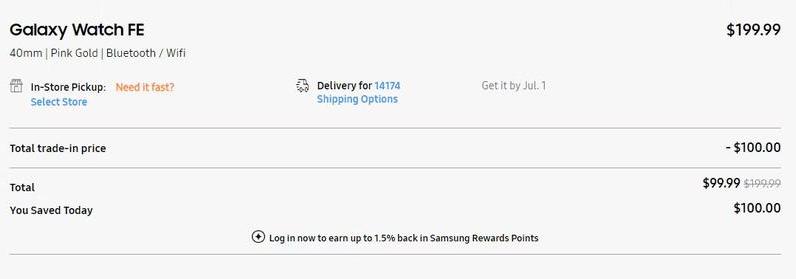 Galaxy Watch FE
